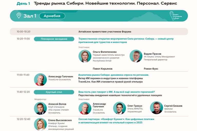 программа мероприятия