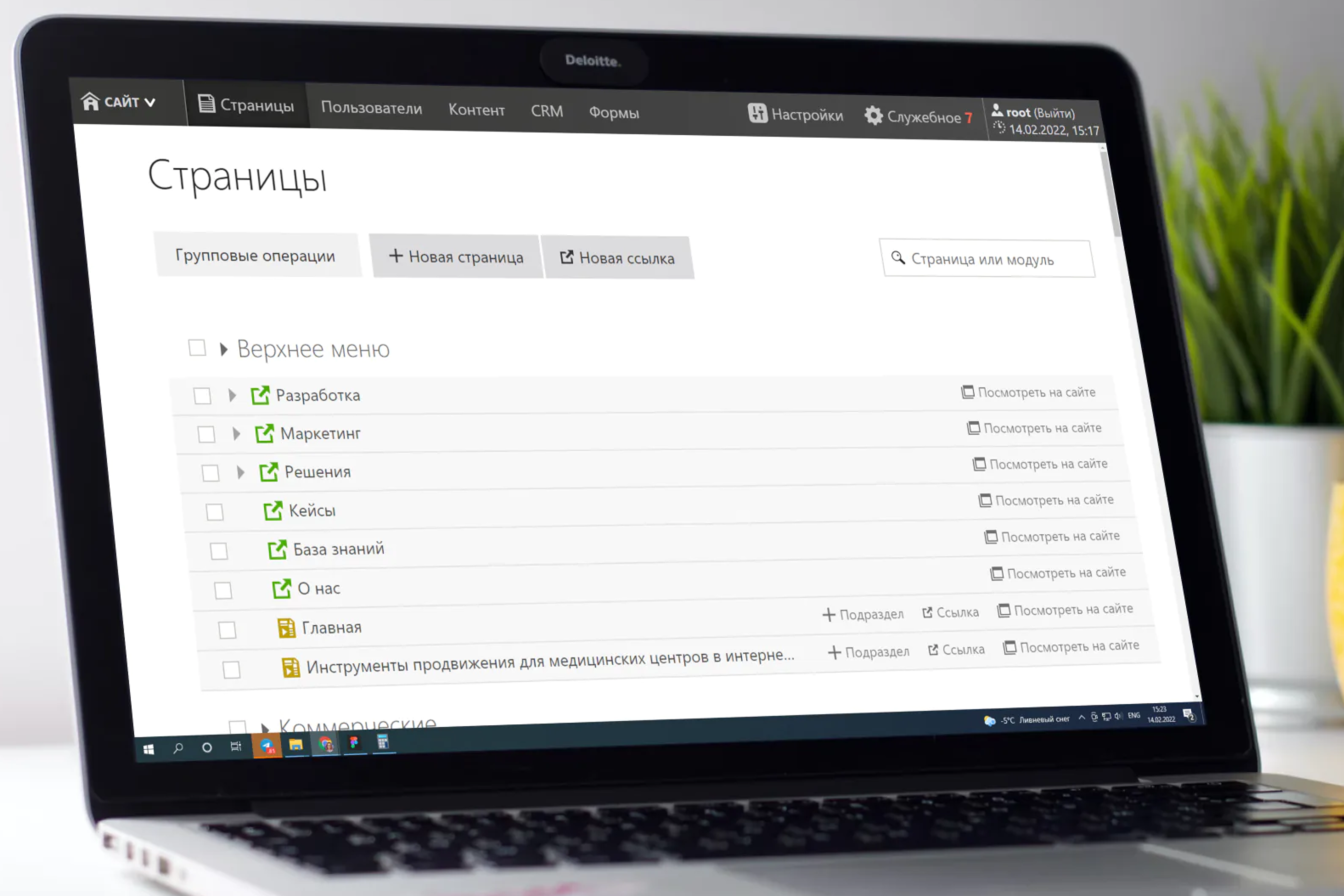 CRM для чат-бота и сайта